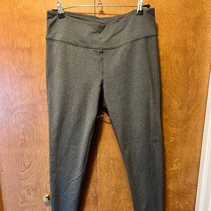 3 pair athletic leggings, size large